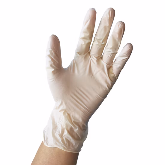 Gants jetables en PVC pour examen médical en poudre et sans poudre